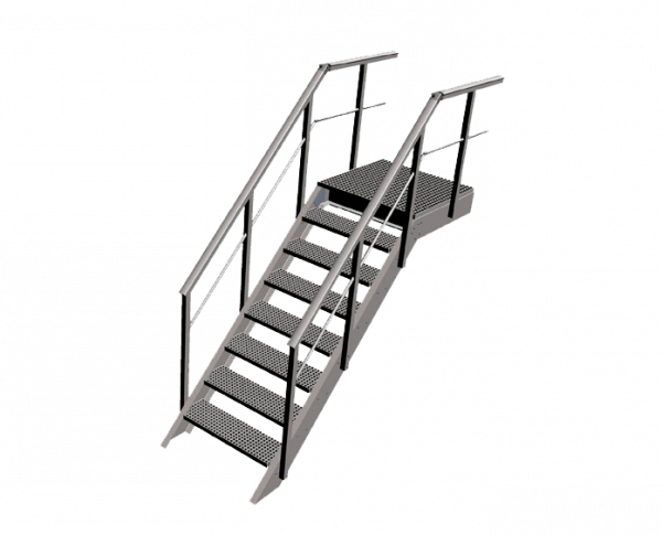 GRP Inclined ladders